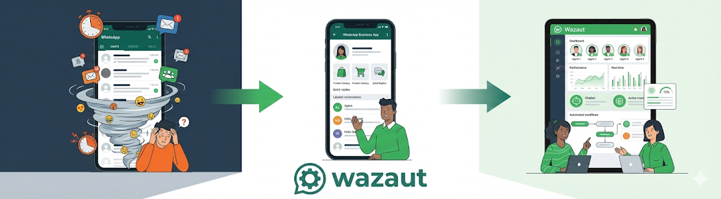 Serie: El Viaje de WhatsApp en tu Negocio — De lo Personal a lo Profesional